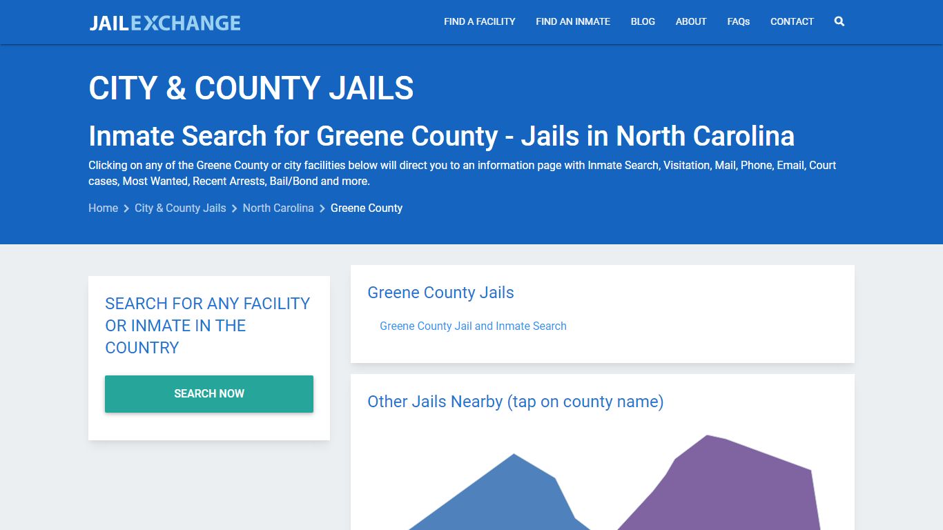 Inmate Search for Greene County | Jails in North Carolina - Jail Exchange